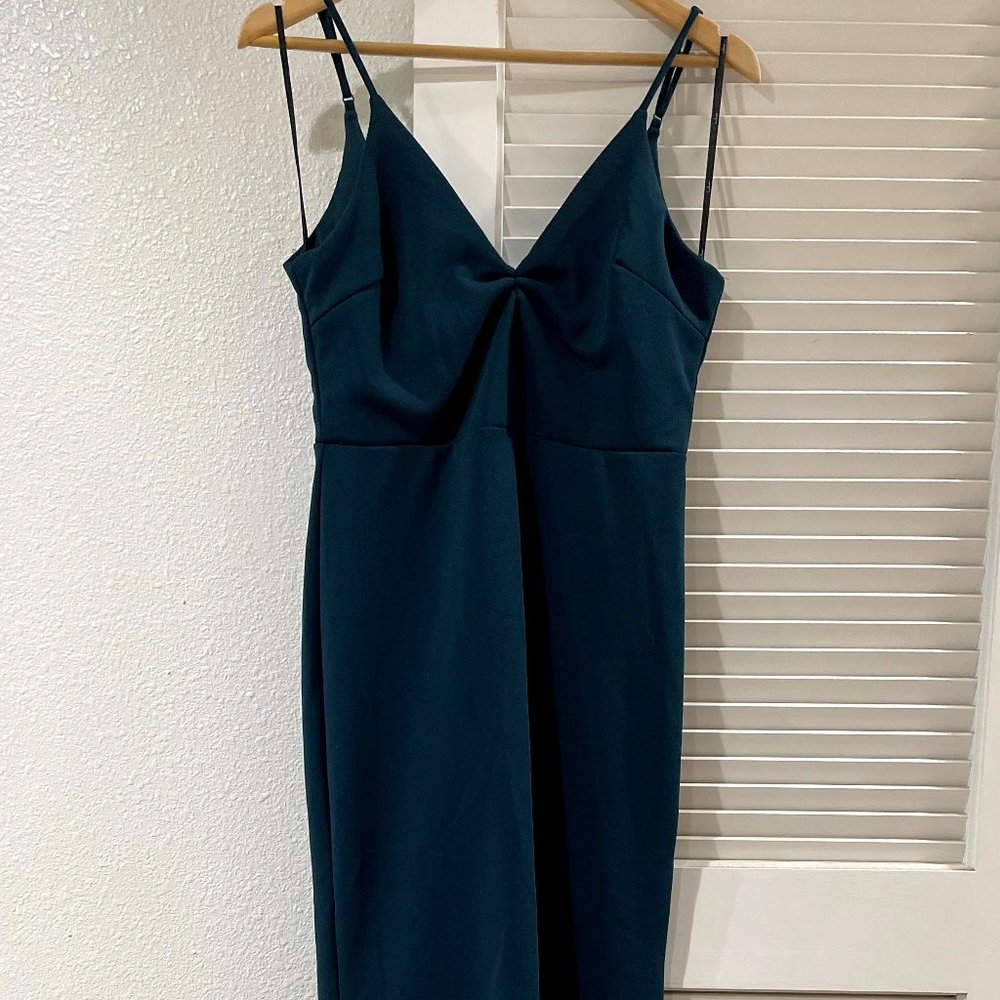 Lulu's Forest Green Maxi Dress Size Medium